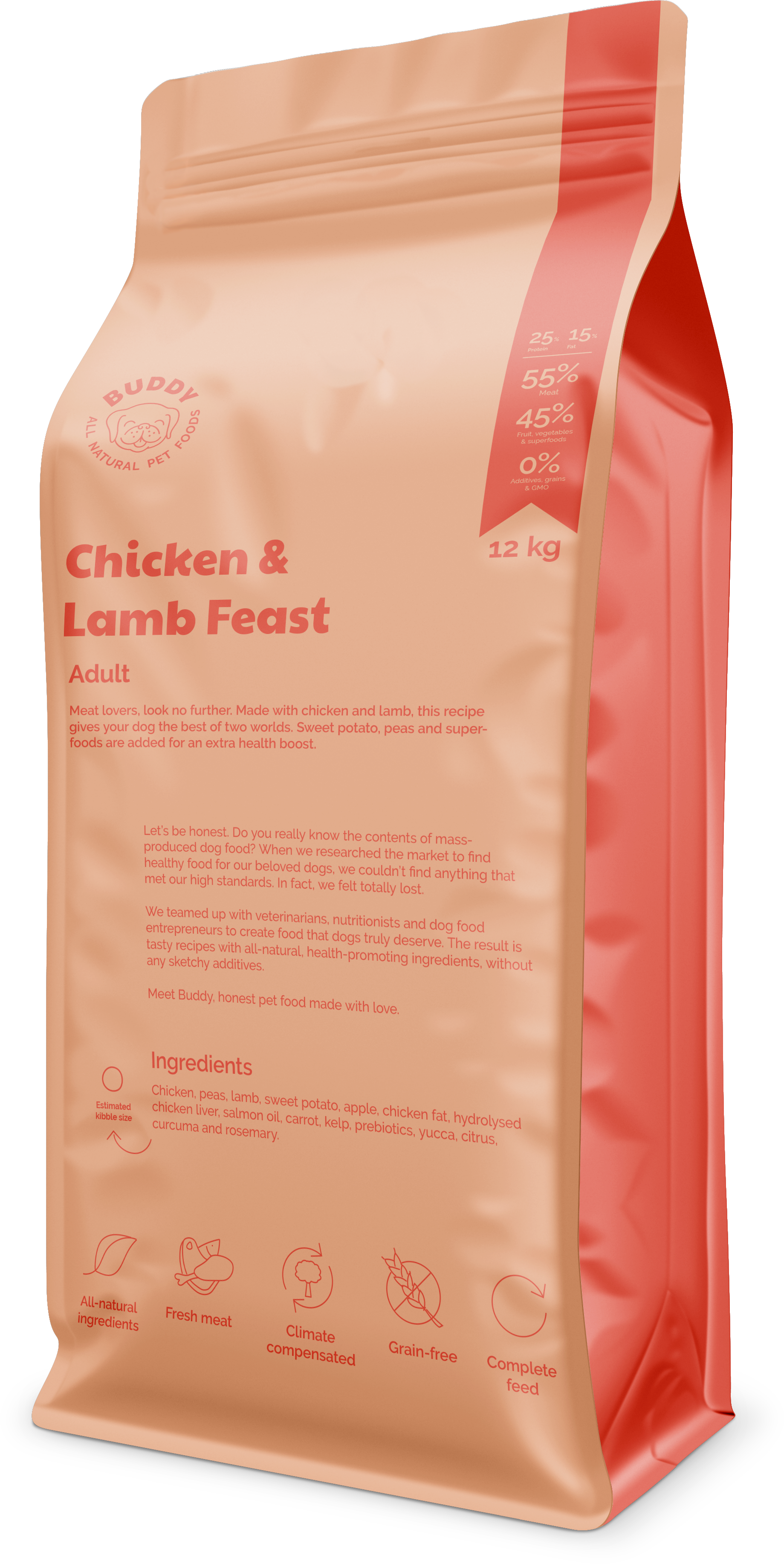 Buddy Chicken & Lamb Feast 12 kg