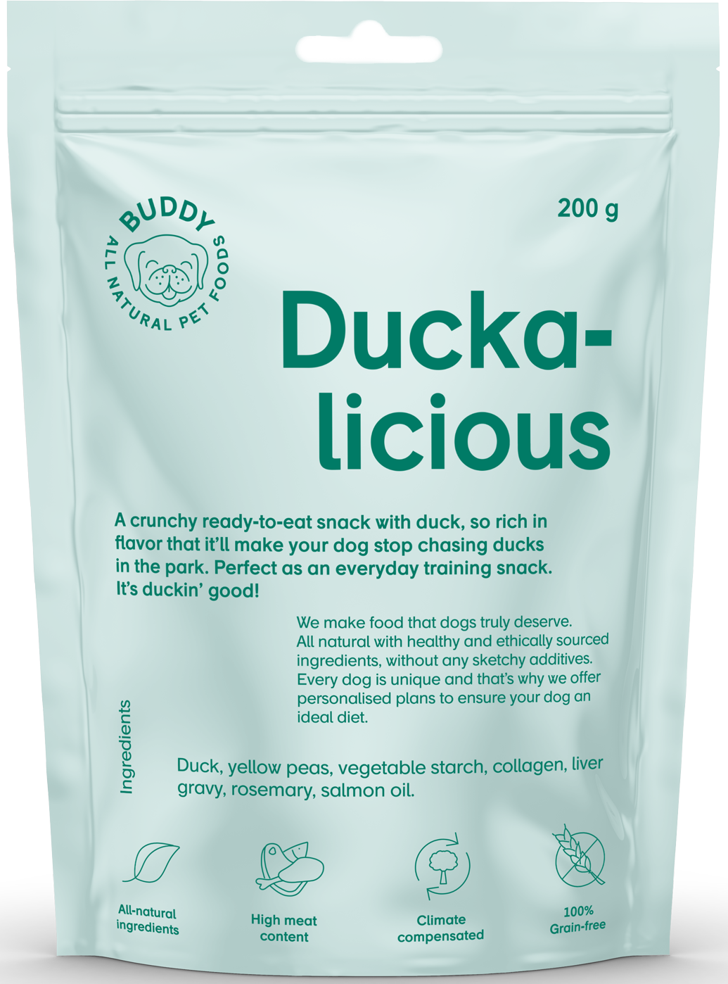 Buddy Semi-moist Snack Duck with Rosemary 200 g