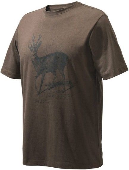 Beretta Roebuck T-Shirt Chocolate Brown