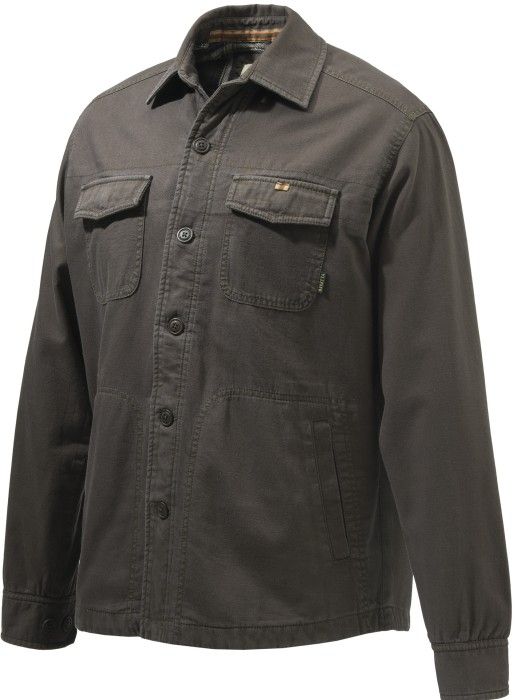 Beretta Heavy Overshirt Brown Bark