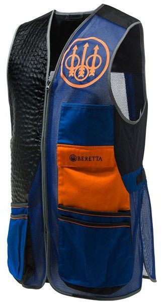Sporting EVO Vest Blue Beretta & Black & Orange