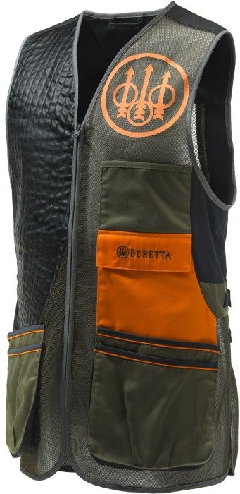 Beretta M's Sporting EVO Vest Green & Black & Orange