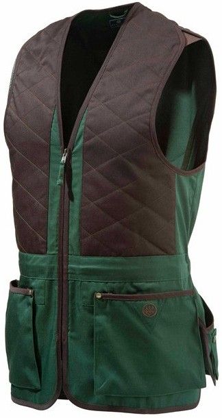 Beretta M's Trap Cotton Vest e Coffee & Green