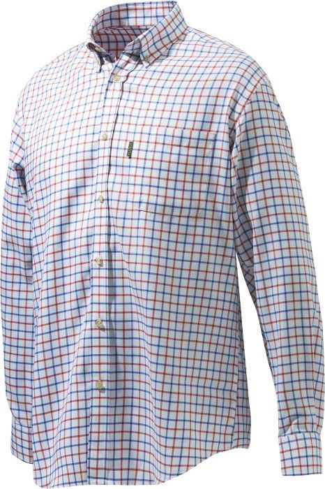 Beretta M's Classic Shirt Check White Red Blue