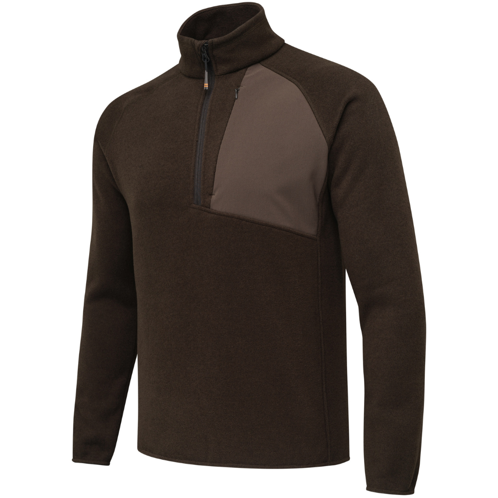 Beretta Abisko Half Zip Fleece fleecetakki, Brown Bark