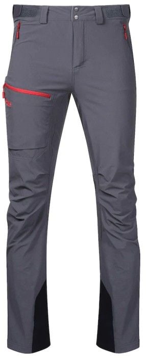 Bergans of Norway Bergans M's Breheimen Softshell Pants Solid Dark Grey / Red Sand