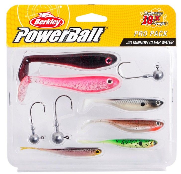 Berkley Pro Pack Jig Minnow Clear Water -jigisetti, kirkas