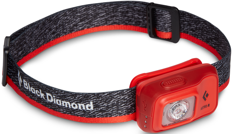 Black Diamond Astro 300-R Headlamp otsalamppu, punainen/harmaa