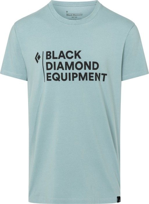 Black Diamond M's Stacked Logo Tee Blue Ash
