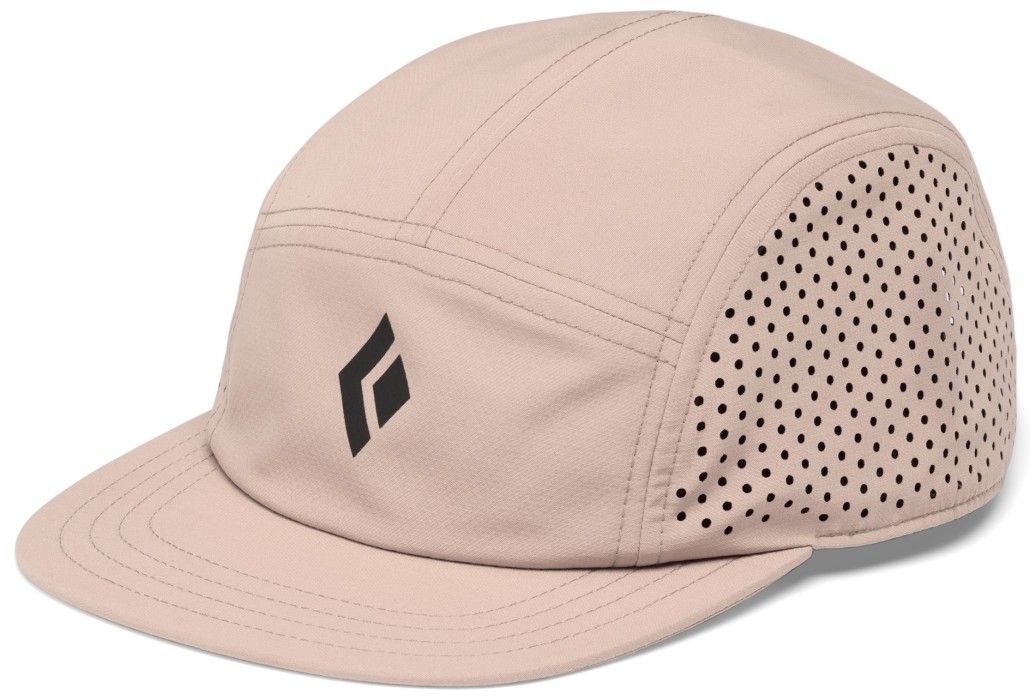 Black Diamond 5-Panel Synthetic Cap Pale Mauve/Black Icon Logo