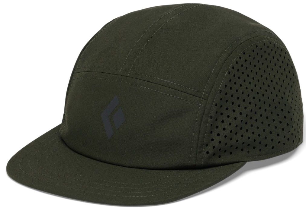 Black Diamond 5-Panel Synthetic Cap Dark Moss/Anthracite Icon Logo