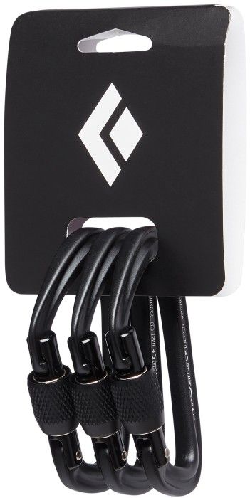 Black Diamond Hotforge Screwgate 3-pack Black