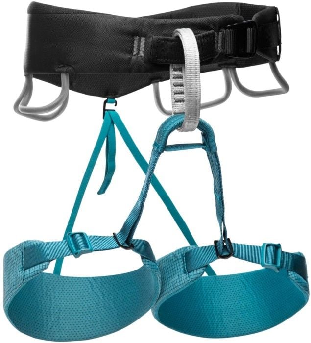 Black Diamond W's Momentum Harness Verde Aqua Verde