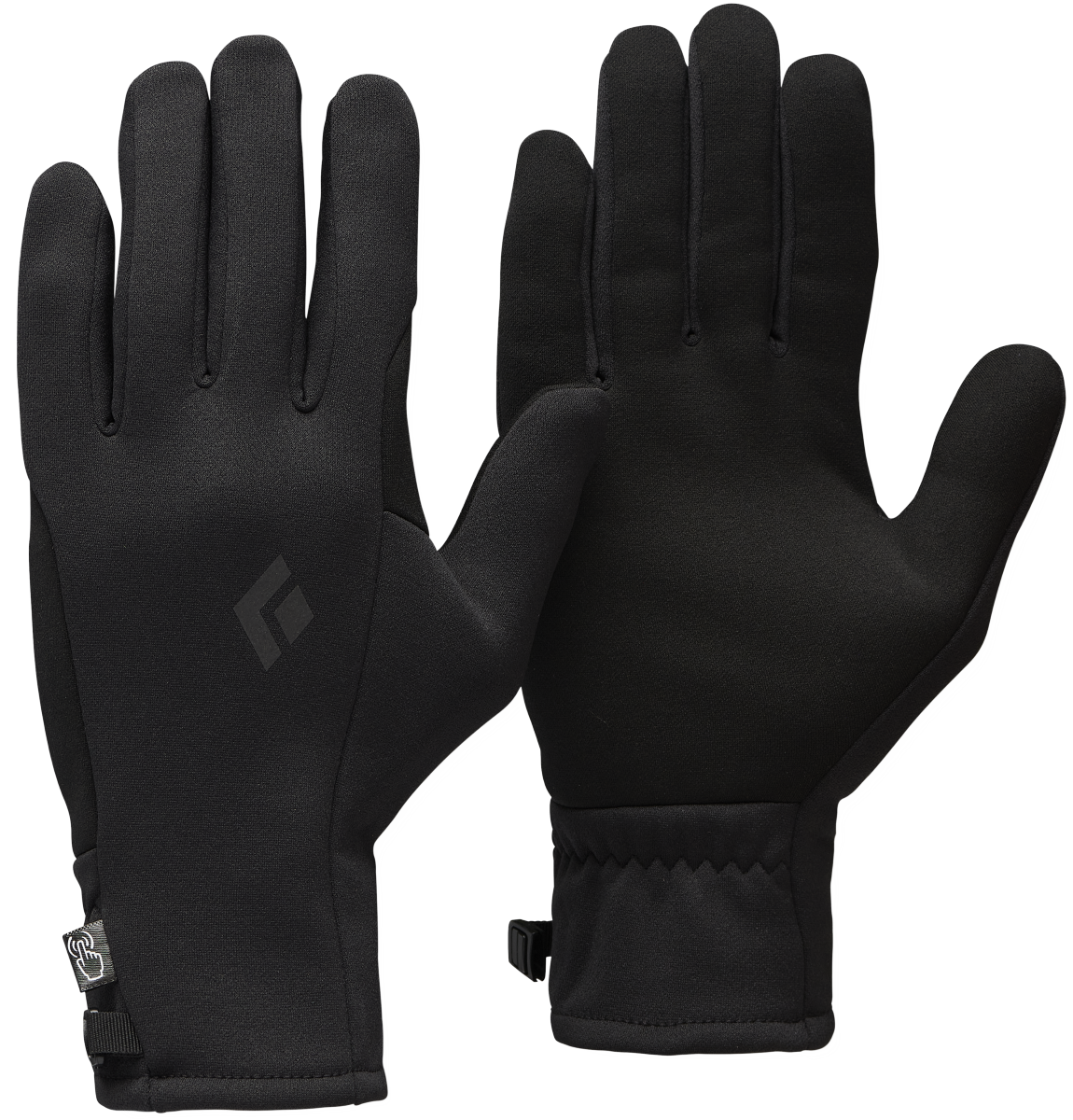 Black Diamond Midweight Screentap Liners Black