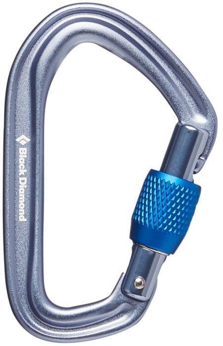Black Diamond Hotforge Screwgate Carabiner ruuvikarbiini, harmaa
