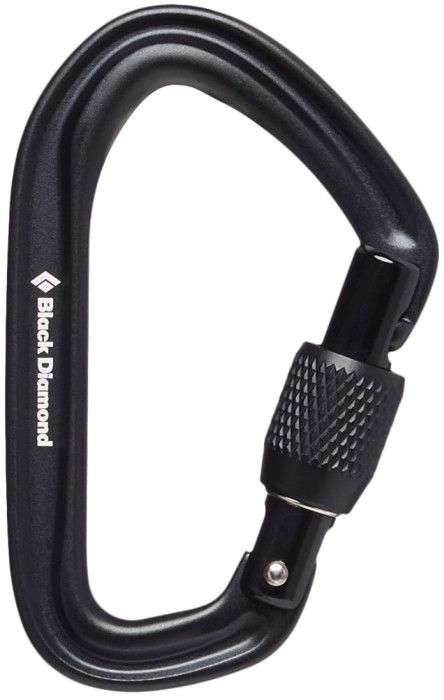 Black Diamond Hotforge Screwgate Carabiner Black