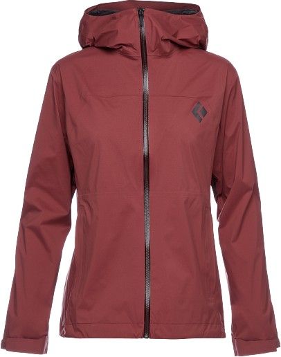 Black Diamond W's Stormline Stretch Rain Shell Shell Cherrywood