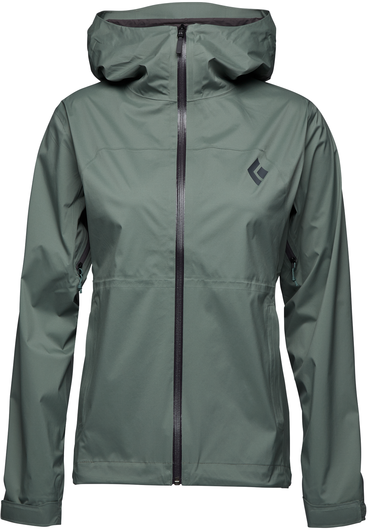 Black Diamond W's Stormline Stretch Rain Shell Laurel Green