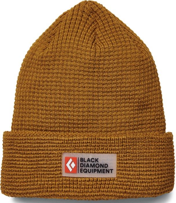 Black Diamond Double Waffle Beanie Amber Unisex