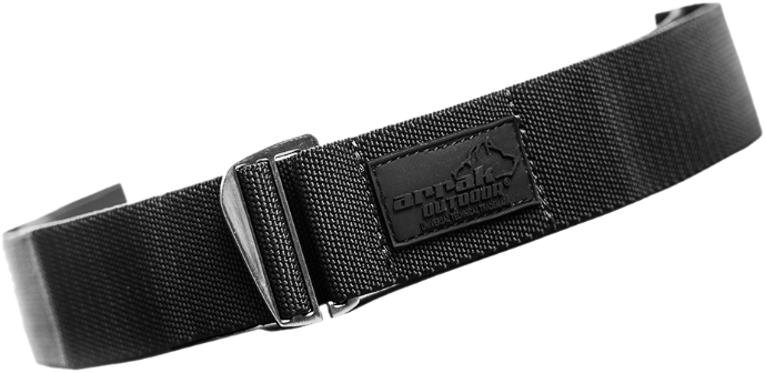 Arrak Outdoor Arrak Elastic Belt joustava vyö, musta