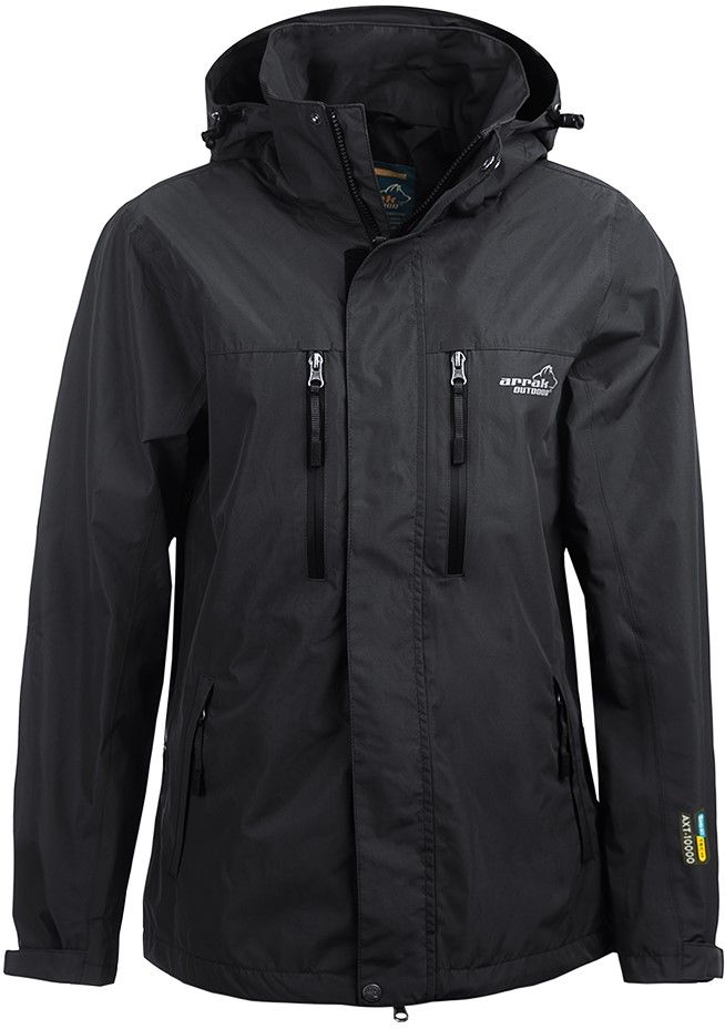 Arrak Outdoor Arrak Rain Jacket sade- ja kuoritakki, musta