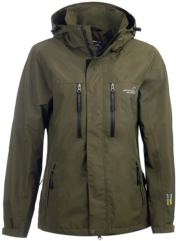 Arrak Outdoor Arrak Rain Jacket naisten sade- ja kuoritakki, oliivi