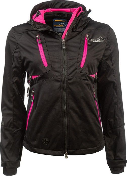 Arrak Outdoor Arrak W's Akka Softshell Jacket Black/Pink