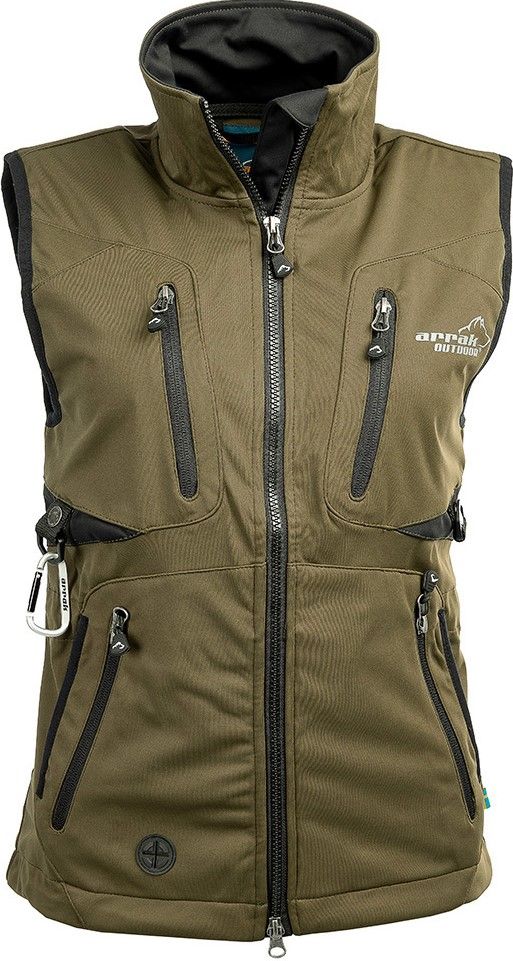 Arrak Outdoor Arrak Acadia Softshell Vest Olive -naisten liivi, oliivi