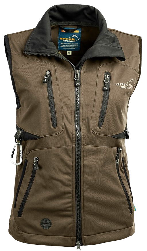 Arrak Outdoor Arrak W's Acadia Softshell Vest Brown