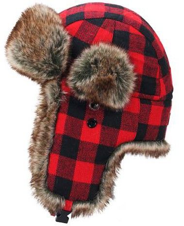 Avignon Flaps Vinterm&ouml;ssa rutig R&ouml;d