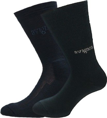 Avignon Terry & Liner Merino Sock 2-pack