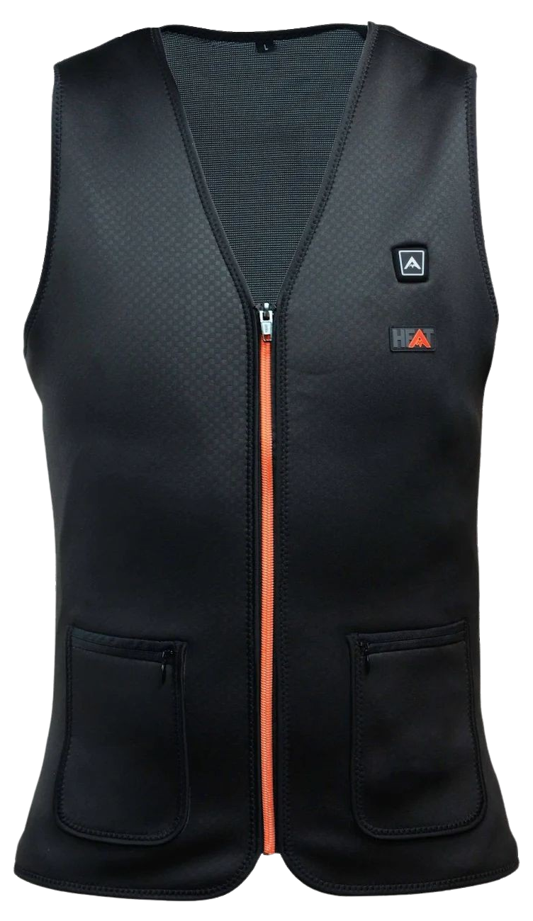 Avignon Värmeväst Tunn V-Ringad Xtrm Edition Basic lämpöliivi, Black