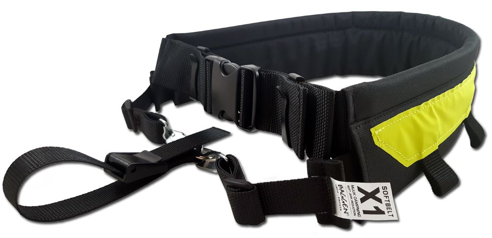 Baggen Softbelt Reflex Gul juoksuvyö heijastimella