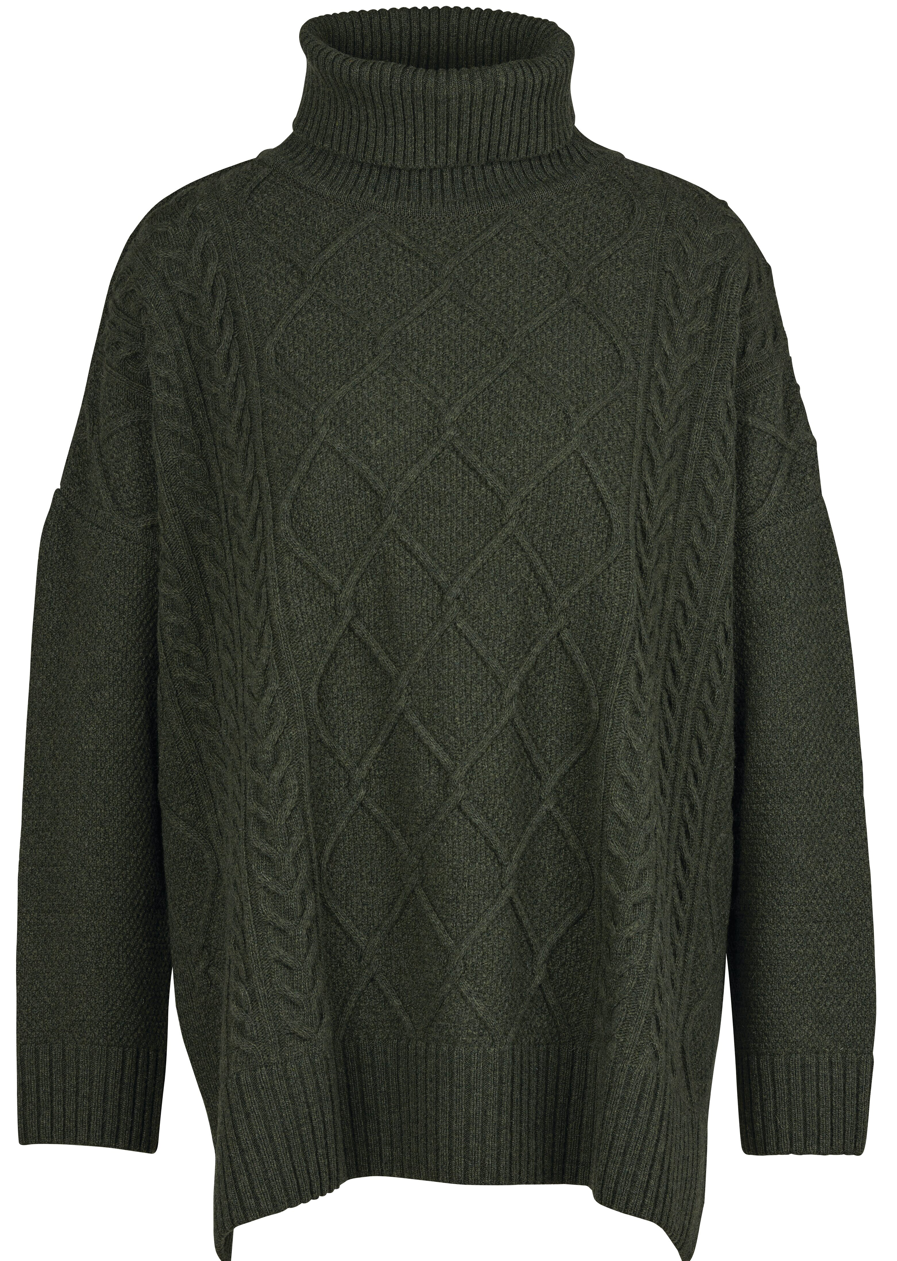 Barbour W's Burne Cape Olive (FW23)