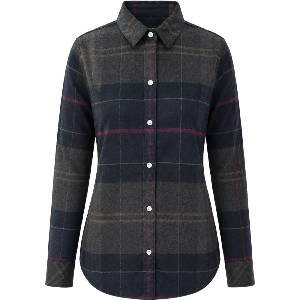 Barbour W's Anna Shirt Shadow Tartan
