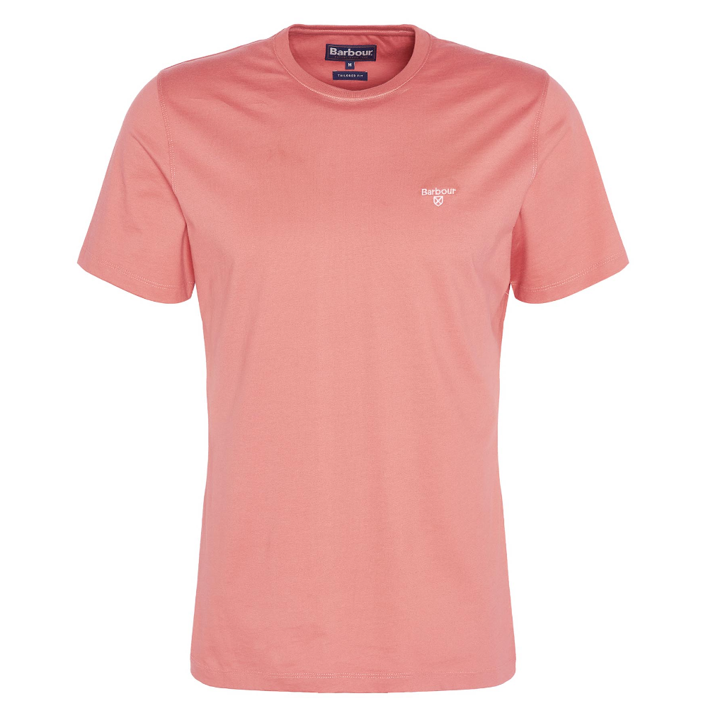 Barbour Sports Tee Pink Clay
