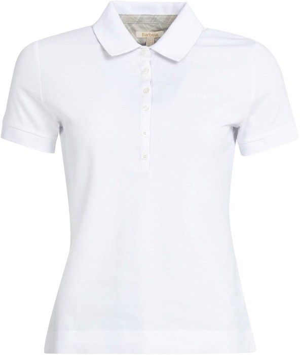 Barbour W's Portsdown Top White/Silver Birch