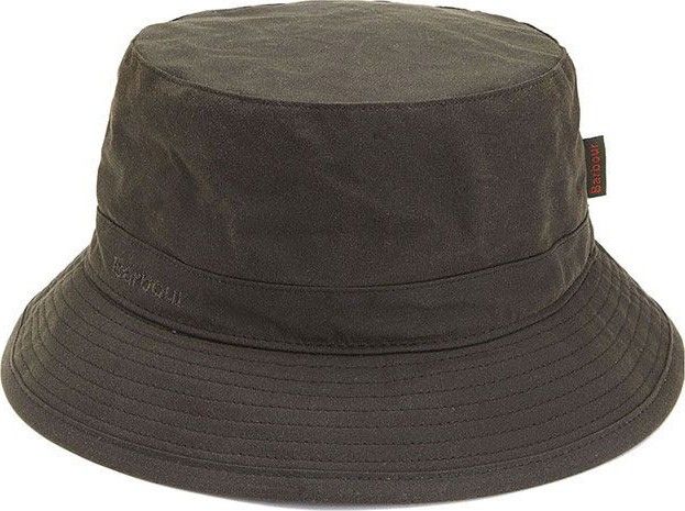 Barbour Wax Bucket Hat Olive