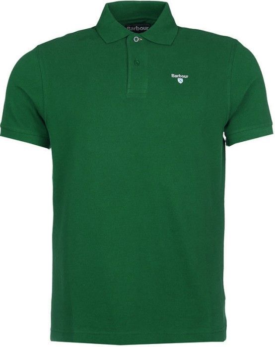 Barbour M's Sports Polo Racing Green