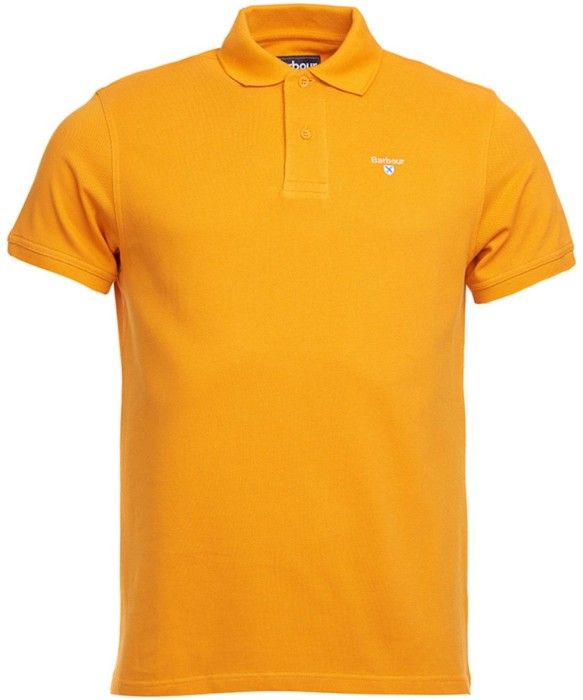 Barbour M's Sports Polo Sunset Orange