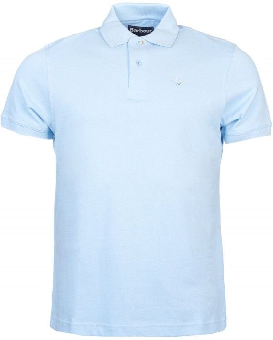 Barbour M's Sports Polo Sky