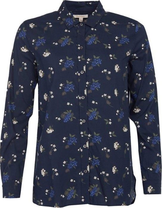 Barbour W's Safari Shirt Navy