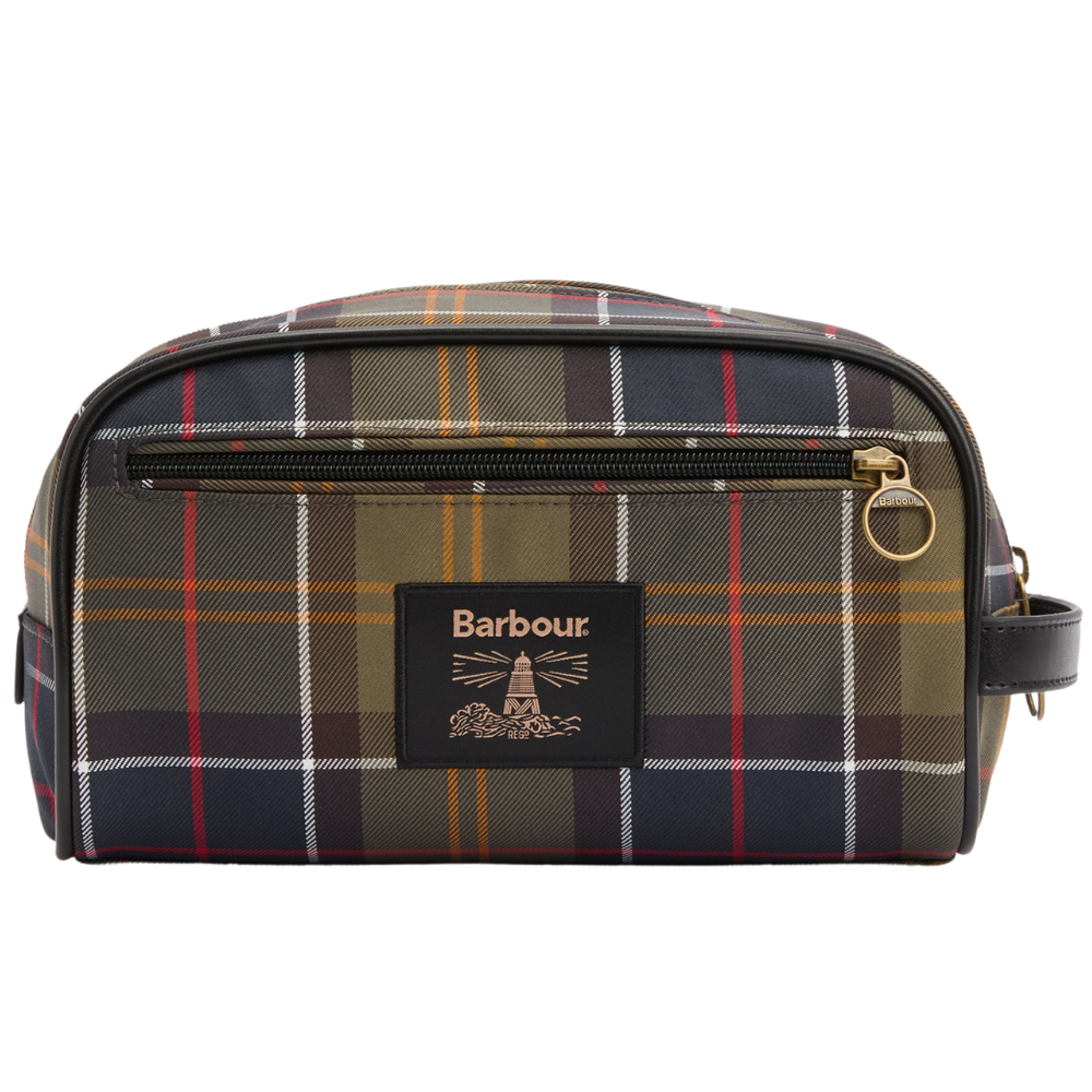 Barbour M"s Tartan Washbag Classic/Beacon'