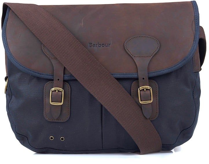 Barbour Wax Leather Tarras Navy