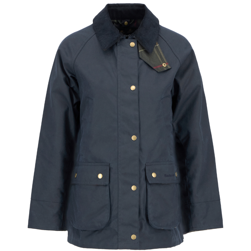 Barbour W's Acorn Wax Jacket Navy