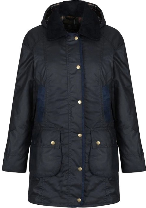 Barbour Bower Wax Jacket naisten takki, Navy/Classic