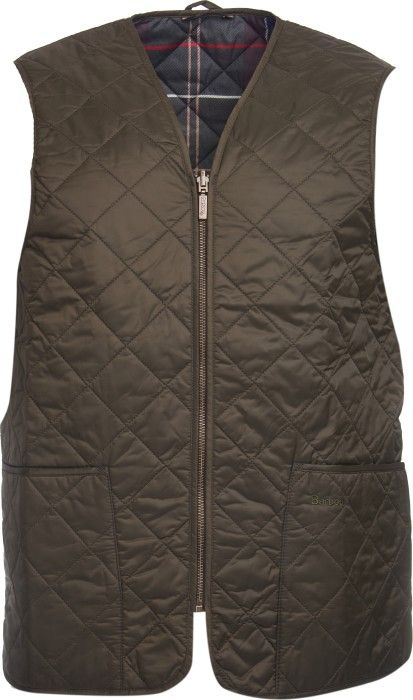Barbour M's Eaves Zip In Liner Olive (2017)