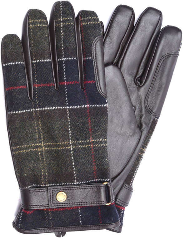Barbour M's Newbrough Gloves Tartan Classic