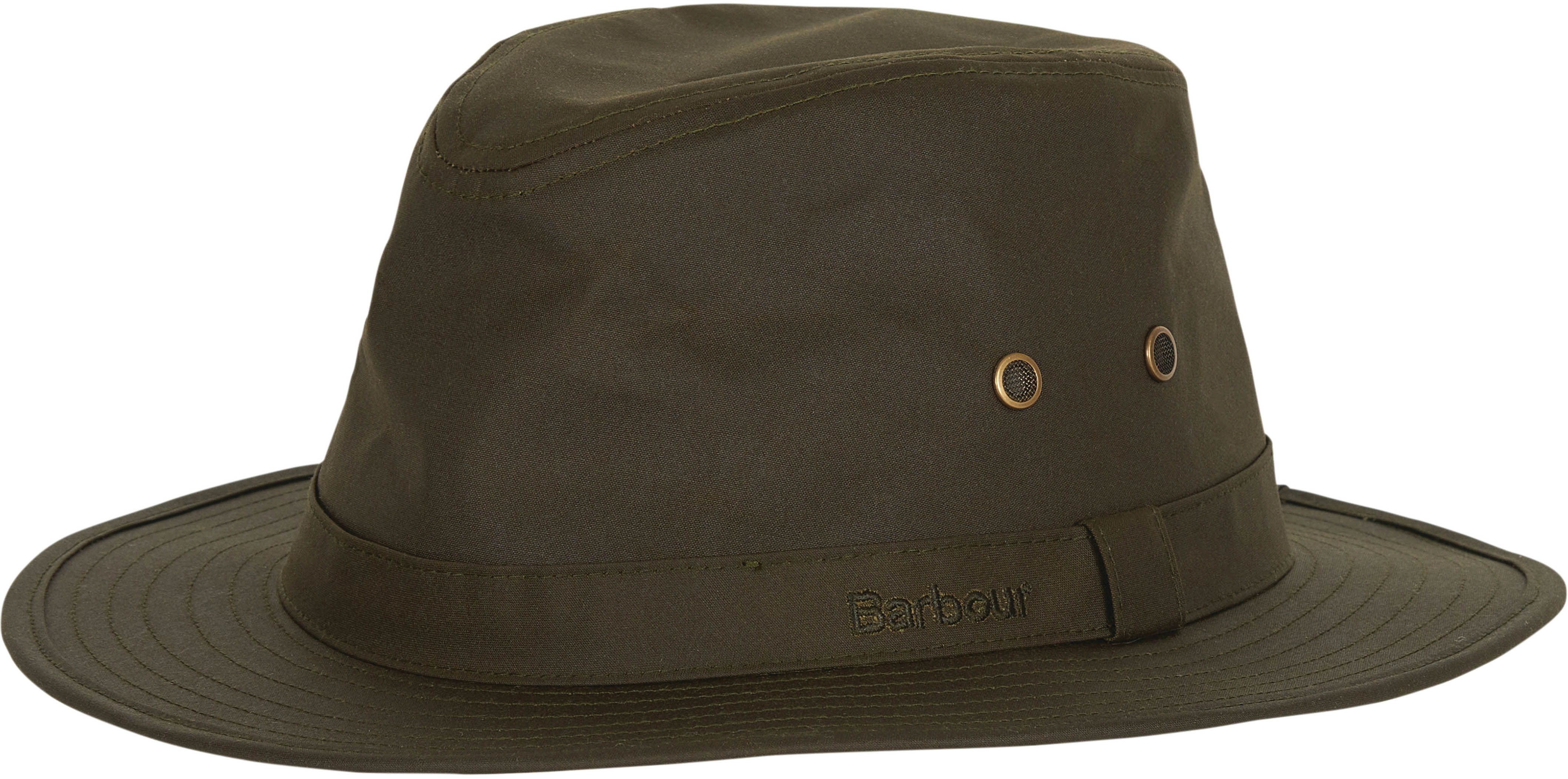 Barbour Dawson Wax Safari Hat Olive