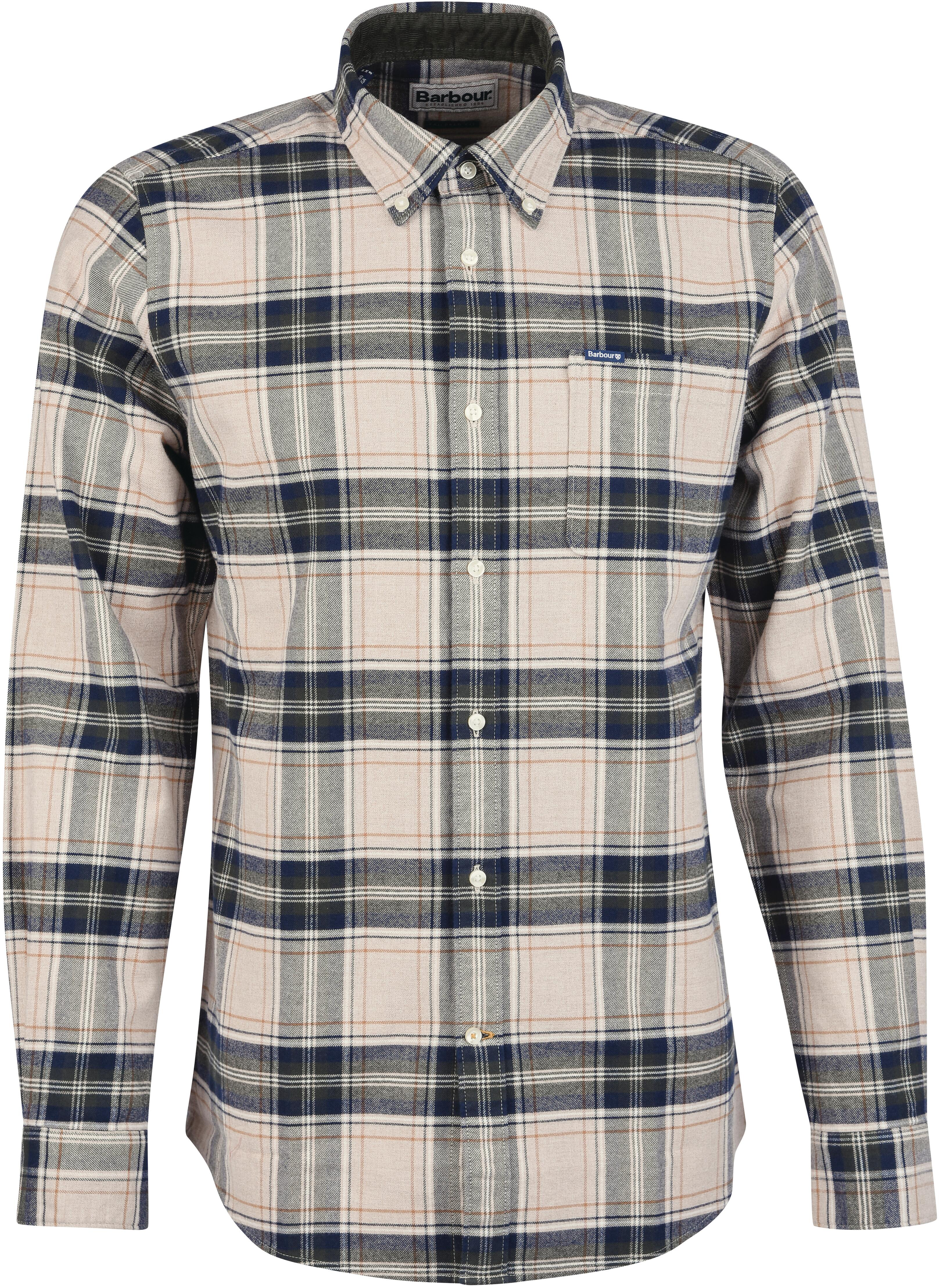 Barbour M's Betsom Tailored Fit Stone Marl